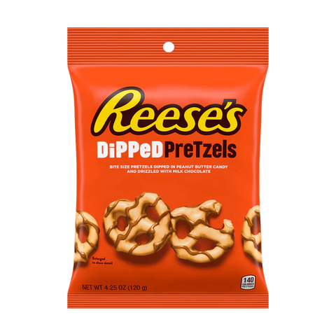 Reese's Dipped Pretzels Bag 12x120gr