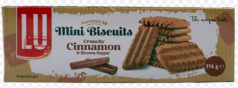 Lu Mini Biscuit Cinnamon Brownsugar 24x116gr