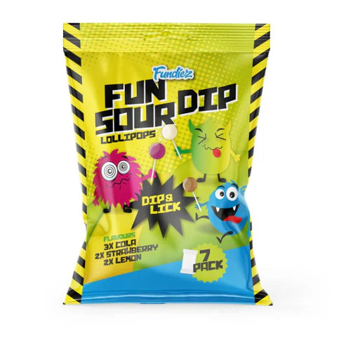 Fundiez Fun Sour Dip 7pk 24x7x14gr