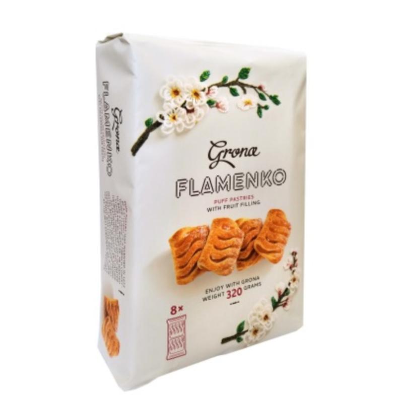 Grona Bladerdeeghapjes Fruitvulling 24x160gr