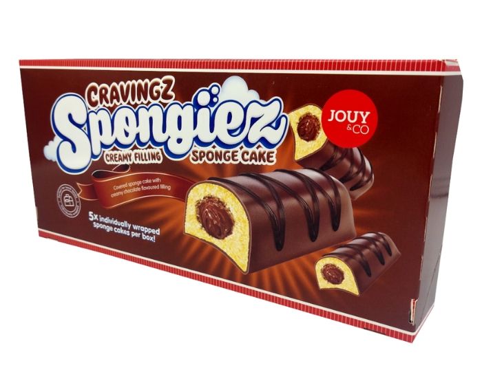 Jouy & Co Spongiez Omhuld met Choco 5 stuks 20x5x40gr