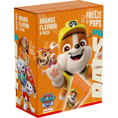 Paw Patrol Ice Pops Cola Strawberry Apple Orange 15x12x40ml