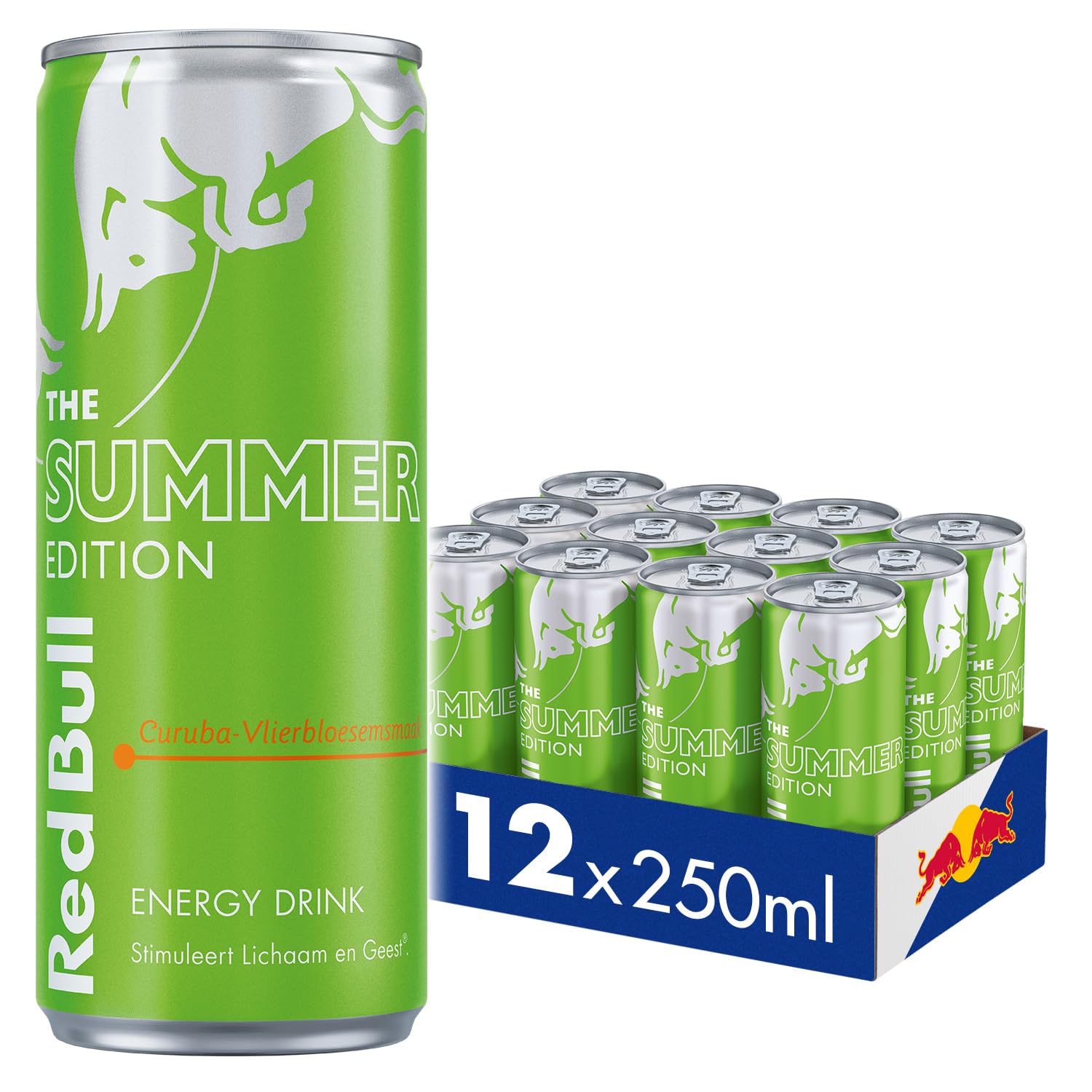 RedBull GREEN elderflower and curuba 12x250ml