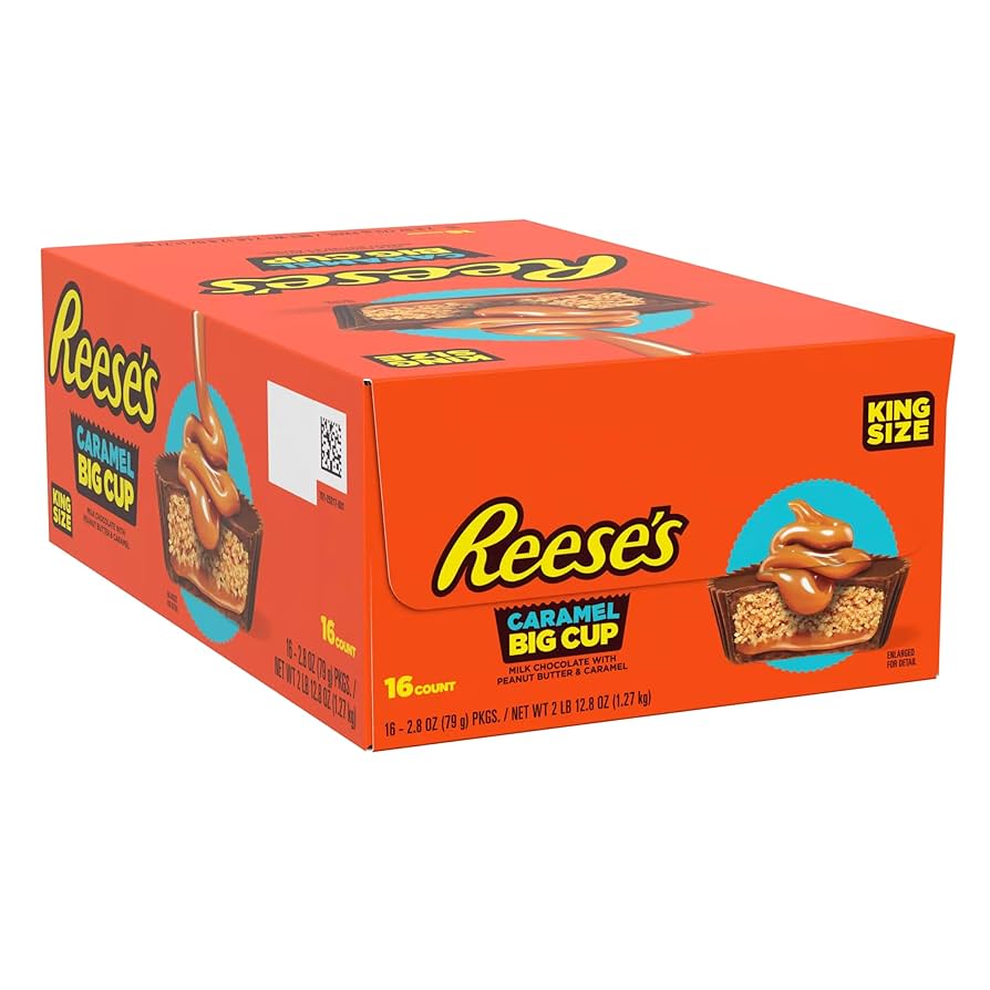 Reese's Pinda Kaas Chocolade Karamel King Size 16x79 (Display)