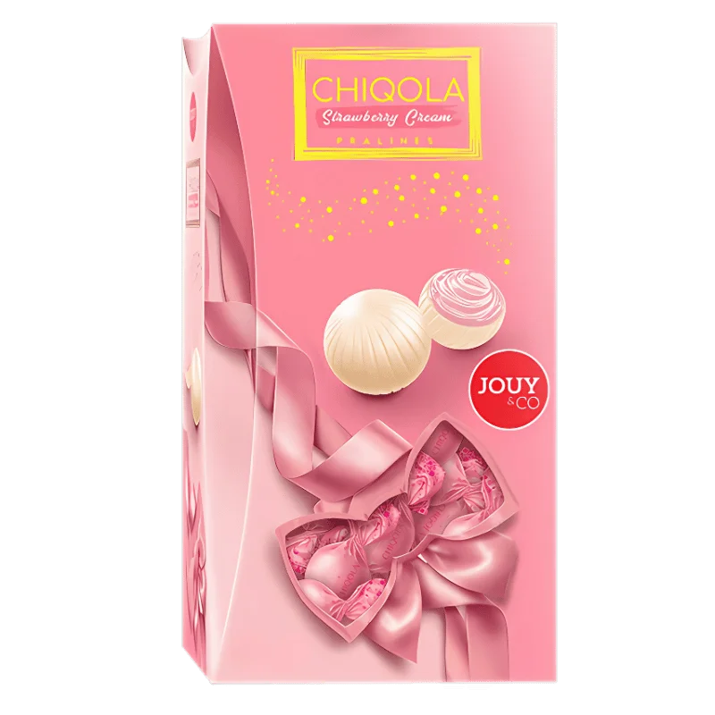 Jouy&Co Chiqola Praline Aardbei 12x130gr