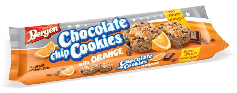 Bergen Chocolate Chip Sinaasappel 40x100gr