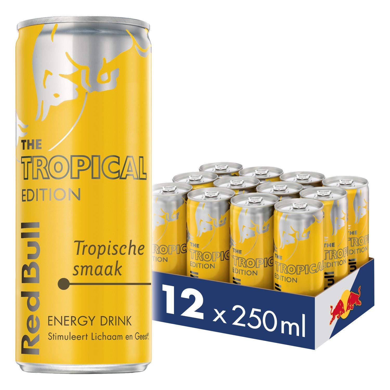 RedBull YELLOW tropicale smaak 12x250ml